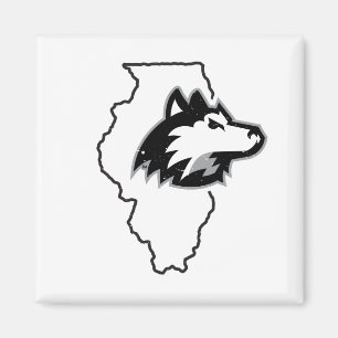 NIU Huskies State Love Magneet