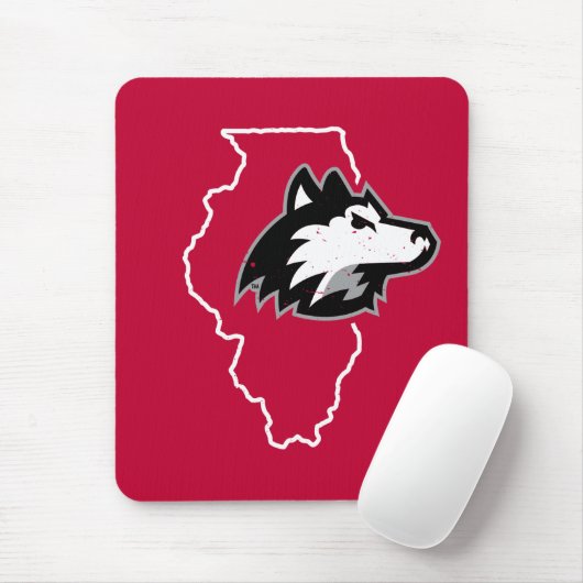 NIU Huskies State Love Muismat (Met muis)