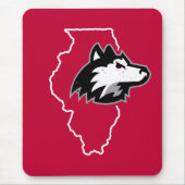 NIU Huskies State Love Muismat (Voorkant)