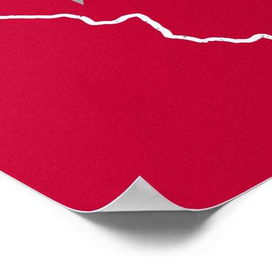 NIU Huskies State Love Poster (Hoek)