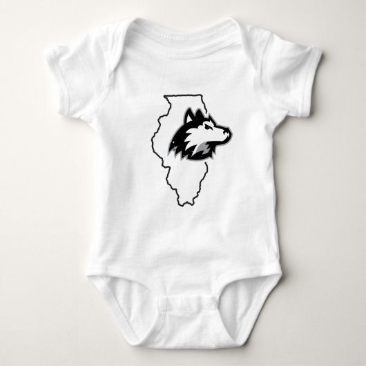 NIU Huskies State Love Romper (Voorkant)