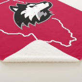 NIU Huskies State Love Sherpa Deken (3/4)