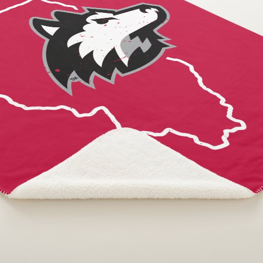 NIU Huskies State Love Sherpa Deken (3/4)