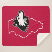 NIU Huskies State Love Sherpa Deken (Voorkant (horizontaal))