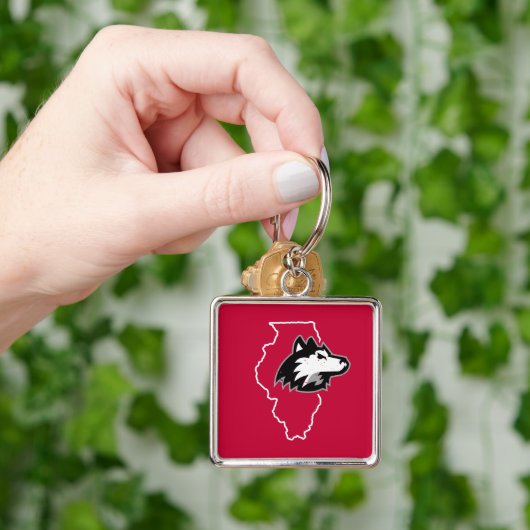 NIU Huskies State Love Sleutelhanger (Hand)
