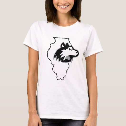 NIU Huskies State Love T-shirt (Voorkant)