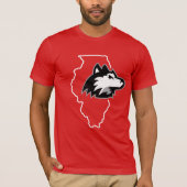 NIU Huskies State Love T-shirt (Voorkant)