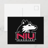 NIU Huskies Uitnodiging Briefkaart (Voorkant / Achterkant)