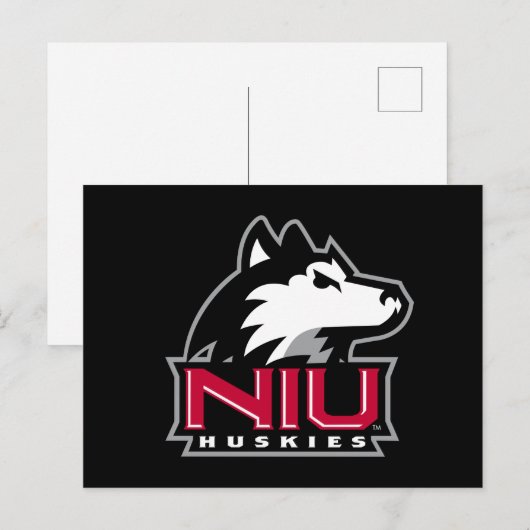 NIU Huskies Uitnodiging Briefkaart (Voorkant / Achterkant)