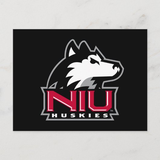 NIU Huskies Uitnodiging Briefkaart (Voorkant)