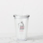 NIU Huskies Wordmark Acryl Drinkbeker (Achterkant)