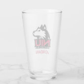 NIU Huskies Wordmark Glas (Achterkant)