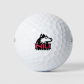 NIU Huskies Wordmark Golfballen (Voorkant)