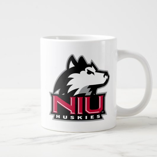 NIU Huskies Wordmark Grote Koffiekop (Rechts)