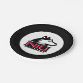 NIU Huskies Wordmark Papieren Bordje (Gekanteld)