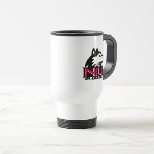 NIU Huskies Wordmark Reisbeker (Voorkant rechts)