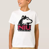 NIU Huskies Wordmark T-shirt (Voorkant)