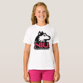 NIU Huskies Wordmark T-shirt (Voorkant volledig)