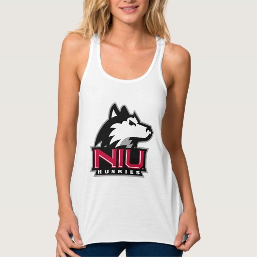 NIU Huskies Wordmark Tanktop (Voorkant)