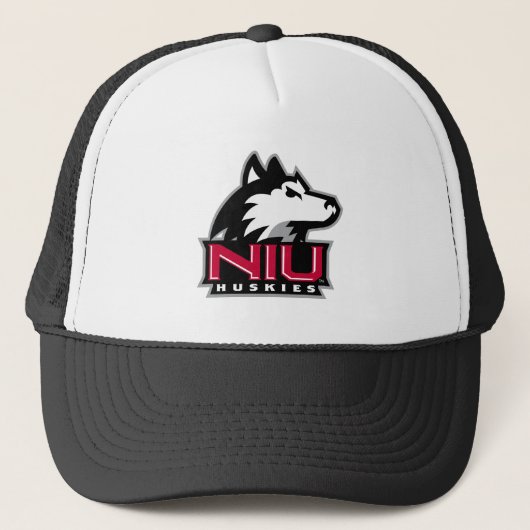 NIU Huskies Wordmark Trucker Pet (Voorkant)