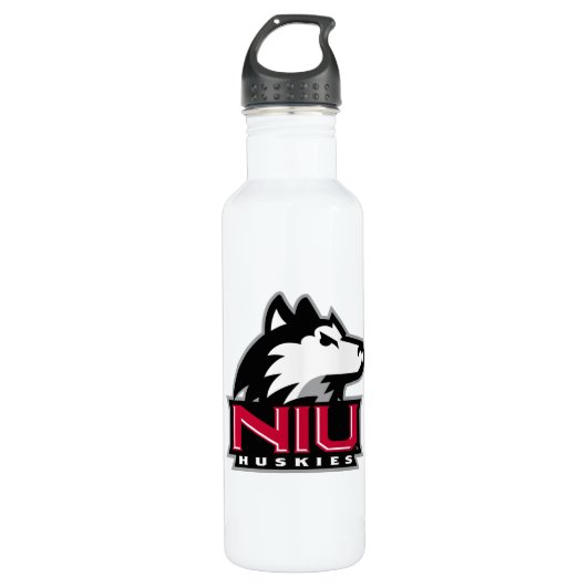 NIU Huskies Wordmark Waterfles (Voorkant)