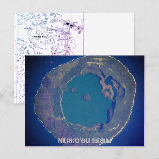 Niuafo'ou Briefkaart (Voorkant / Achterkant)