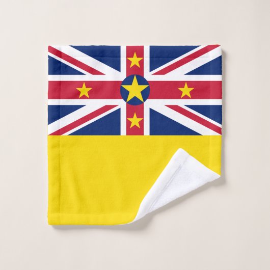 Niue Flag Bad Handdoek (Wasdoekje)