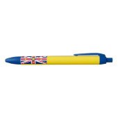 Niue Flag Blauwe Inkt Pen (Bovenkant)