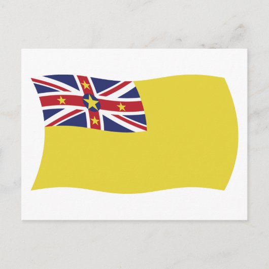 Niue Flag Briefkaart (Voorkant)