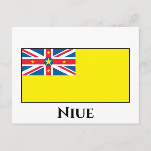 Niue Flag Briefkaart (Voorkant)
