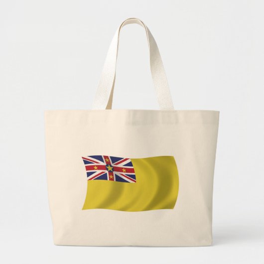 Niue Flag Canvas tas (Voorkant)