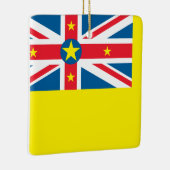 Niue Flag Keramisch Ornament (Rechts)