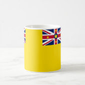 Niue Flag Keramische Koffie Mok (Center)