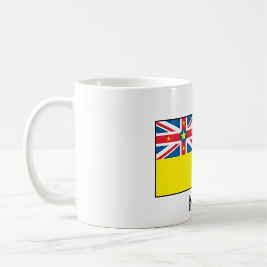 Niue Flag Koffiemok (Links)