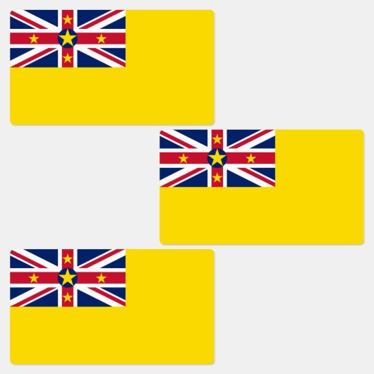 Niue Flag Labels (Groep)