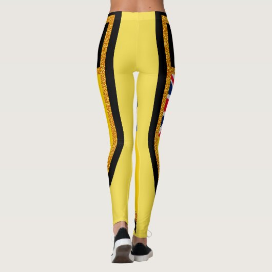 Niue Flag Leggings (Achterkant)