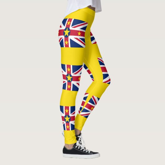 Niue Flag Leggings (Rechts)