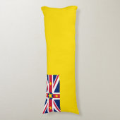 Niue Flag Lichaamskussen (Voorkant Verticaal)
