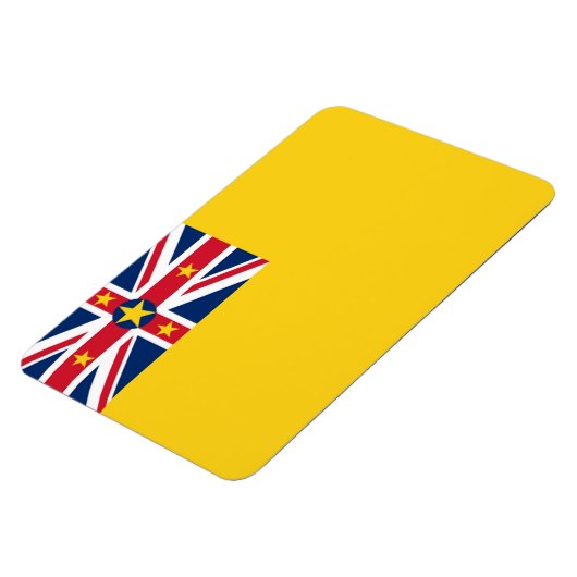 Niue Flag Magneet (Linkerzijde)