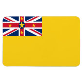 Niue Flag Magneet (Horizontaal)