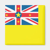Niue Flag Magneet (Voorkant)
