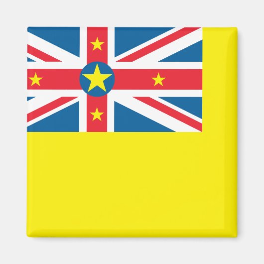 Niue Flag Magneet (Voorkant)
