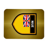 Niue Flag Magneet (Horizontaal)