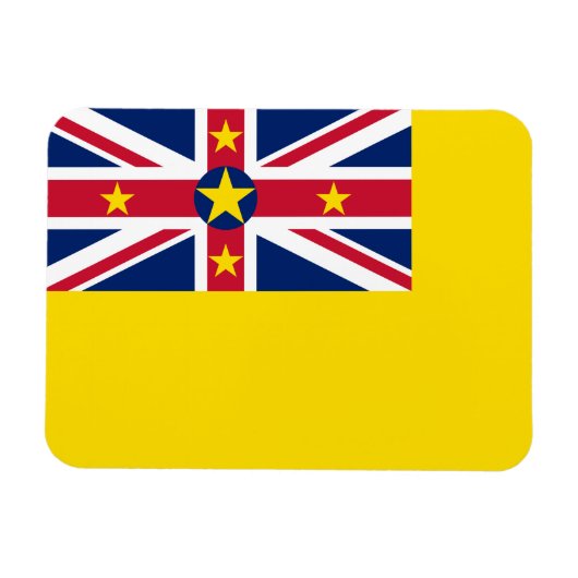 Niue Flag Magneet (Horizontaal)