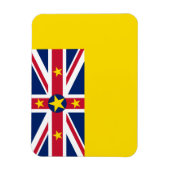 Niue Flag Magneet (Verticaal)