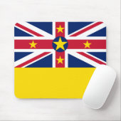 Niue Flag Muismat (Met muis)