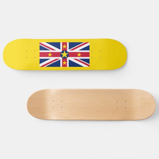 Niue Flag Persoonlijk Skateboard (Horizontaal)