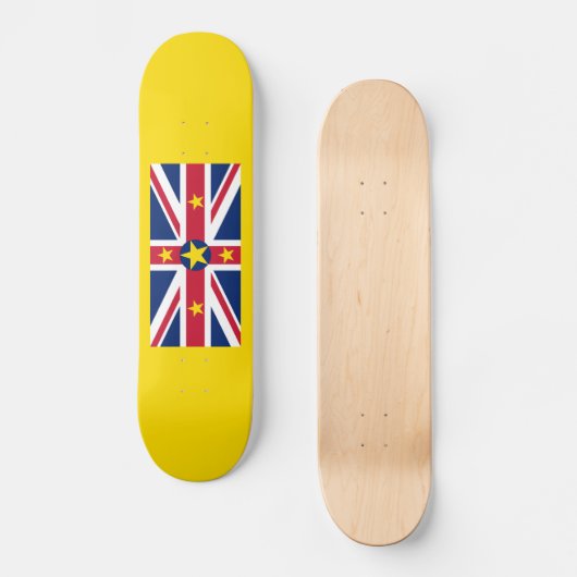 Niue Flag Persoonlijk Skateboard (Voorkant)