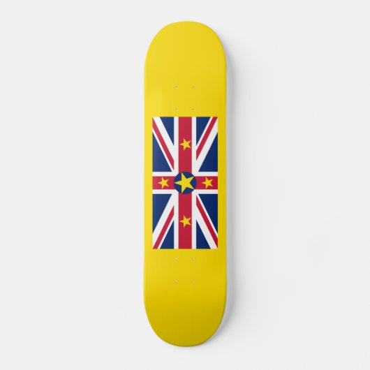 Niue Flag Persoonlijk Skateboard (Voorkant)