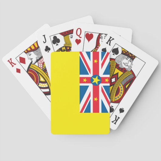 Niue Flag Pokerkaarten (Achterkant)